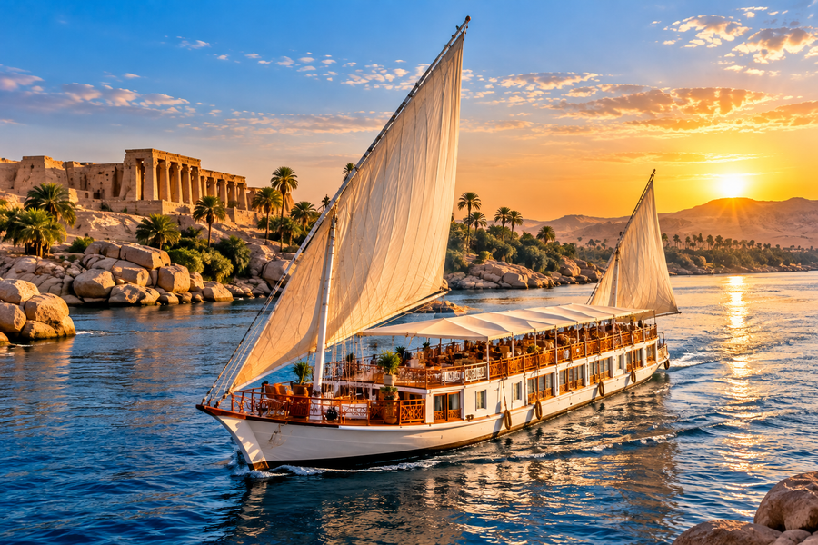 5 Days Dahabiya cruise from Esna to...