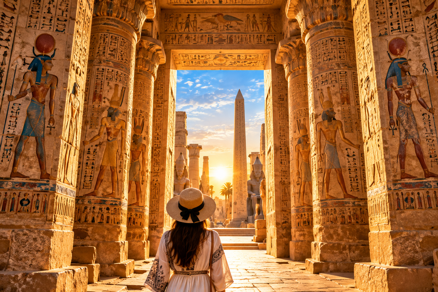 Day tour to luxor from cairo by air
